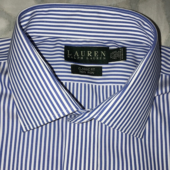 Ralph Lauren Bengal Stripe Dress Shirt 